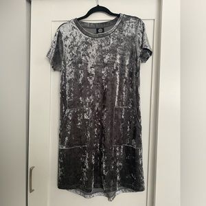 Velvet Dress with Pockets